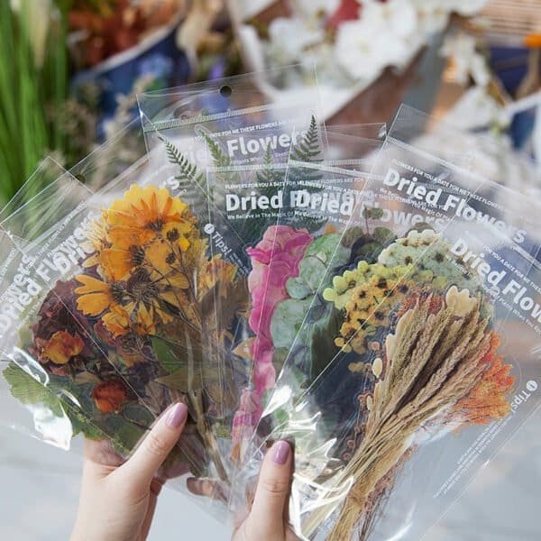 Dried Flowers and Botanicals Large PET Sticker
