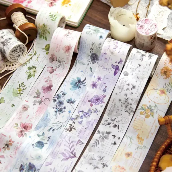 Flowers and Poetry Washi Tape